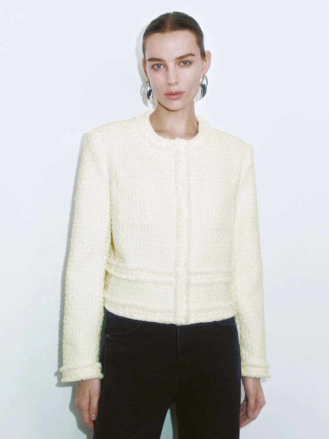 Loose Tweed Jackets sold by Urban Revivo