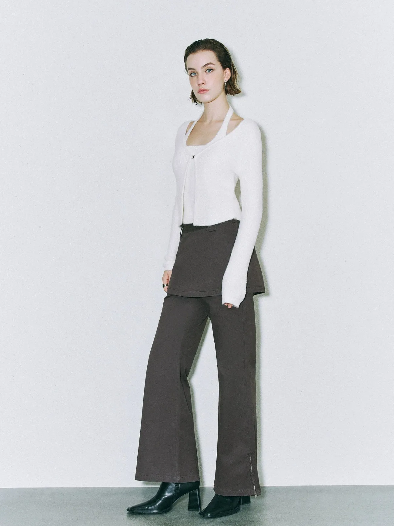 Haltered Neck Knitted T-Shirts sold by Urban Revivo