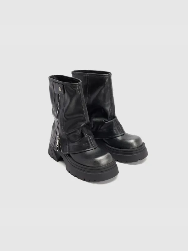 Platform Chunky Heel Ankle Boots sold by Urban Revivo