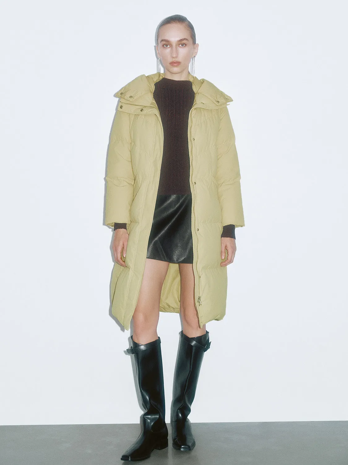 Long Padded Down Outerwear sold by Urban Revivo