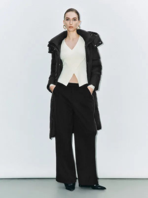 Long Padded Quilted Down Outerwear sold by Urban Revivo