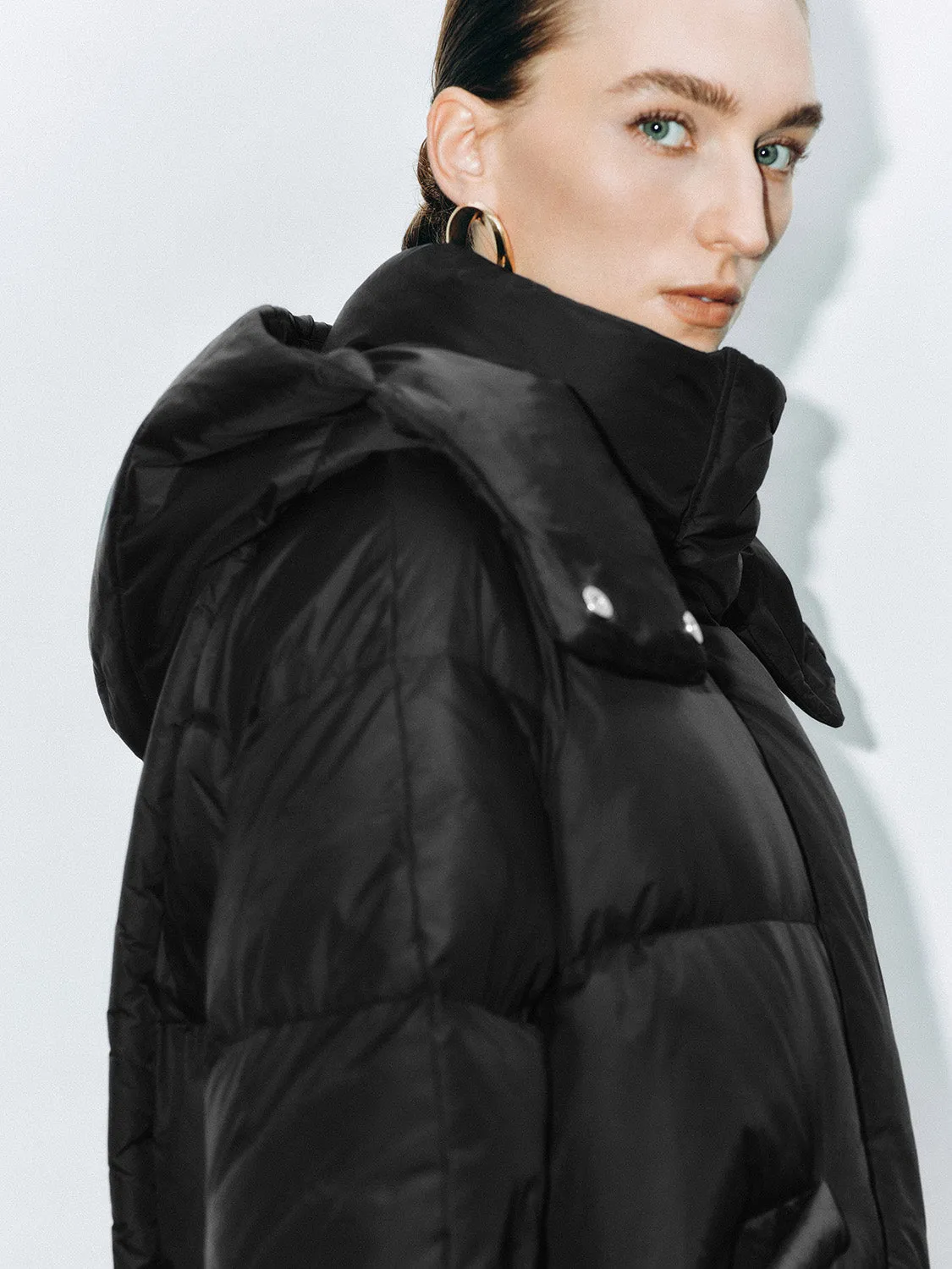 Long Padded Quilted Down Outerwear sold by Urban Revivo product image thumbnail 5