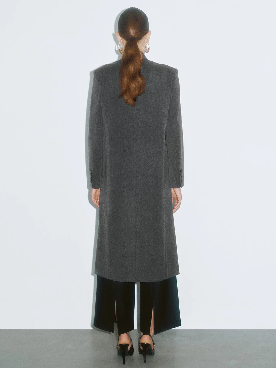 Maxi Belted Loose Coats sold by Urban Revivo product image thumbnail 3