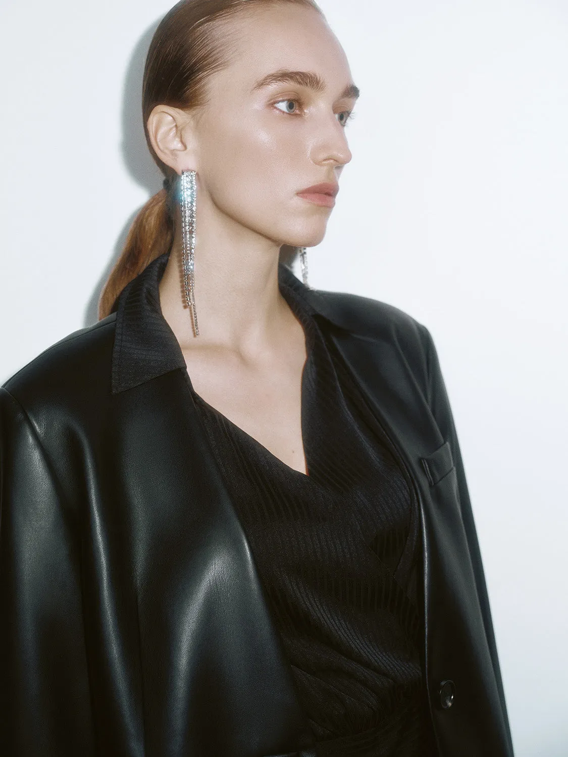 Loose Leather Blazers sold by Urban Revivo product image thumbnail 5