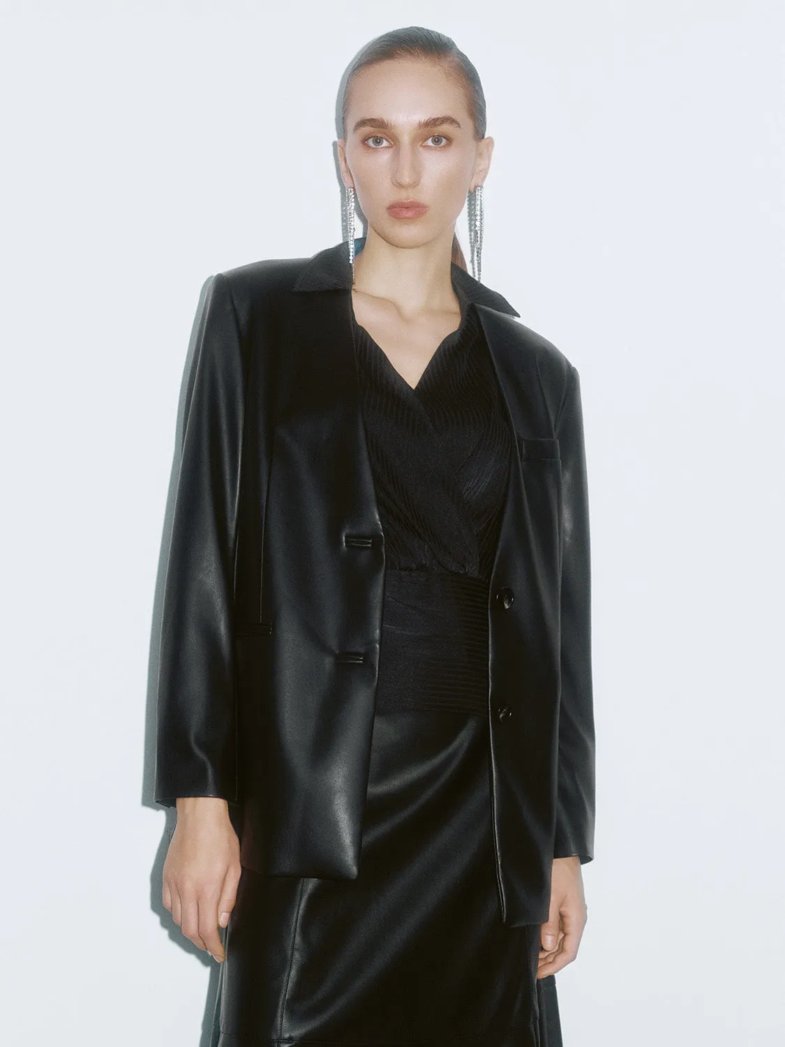 Loose Leather Blazers sold by Urban Revivo