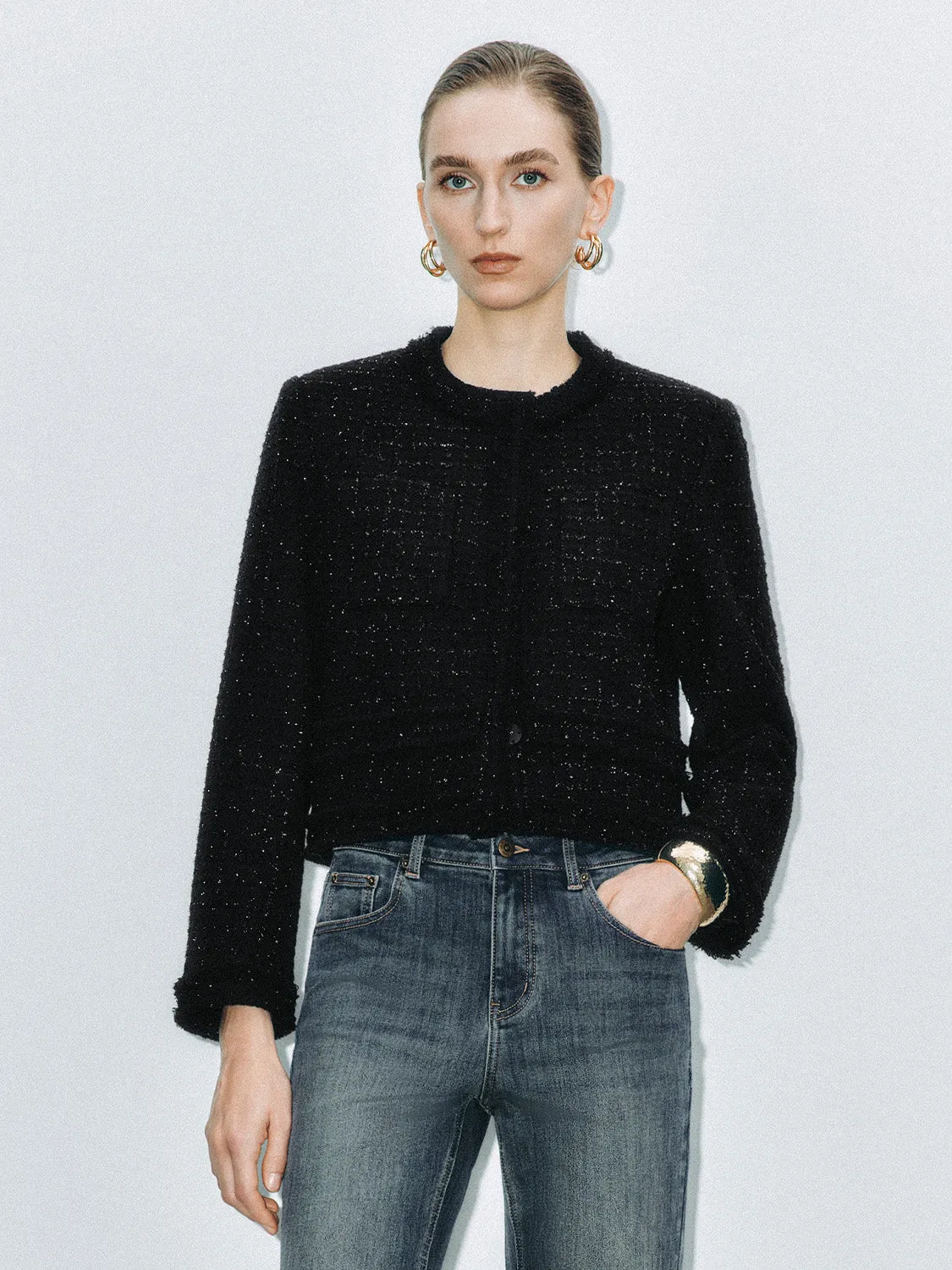 Regular Tweed Jackets sold by Urban Revivo