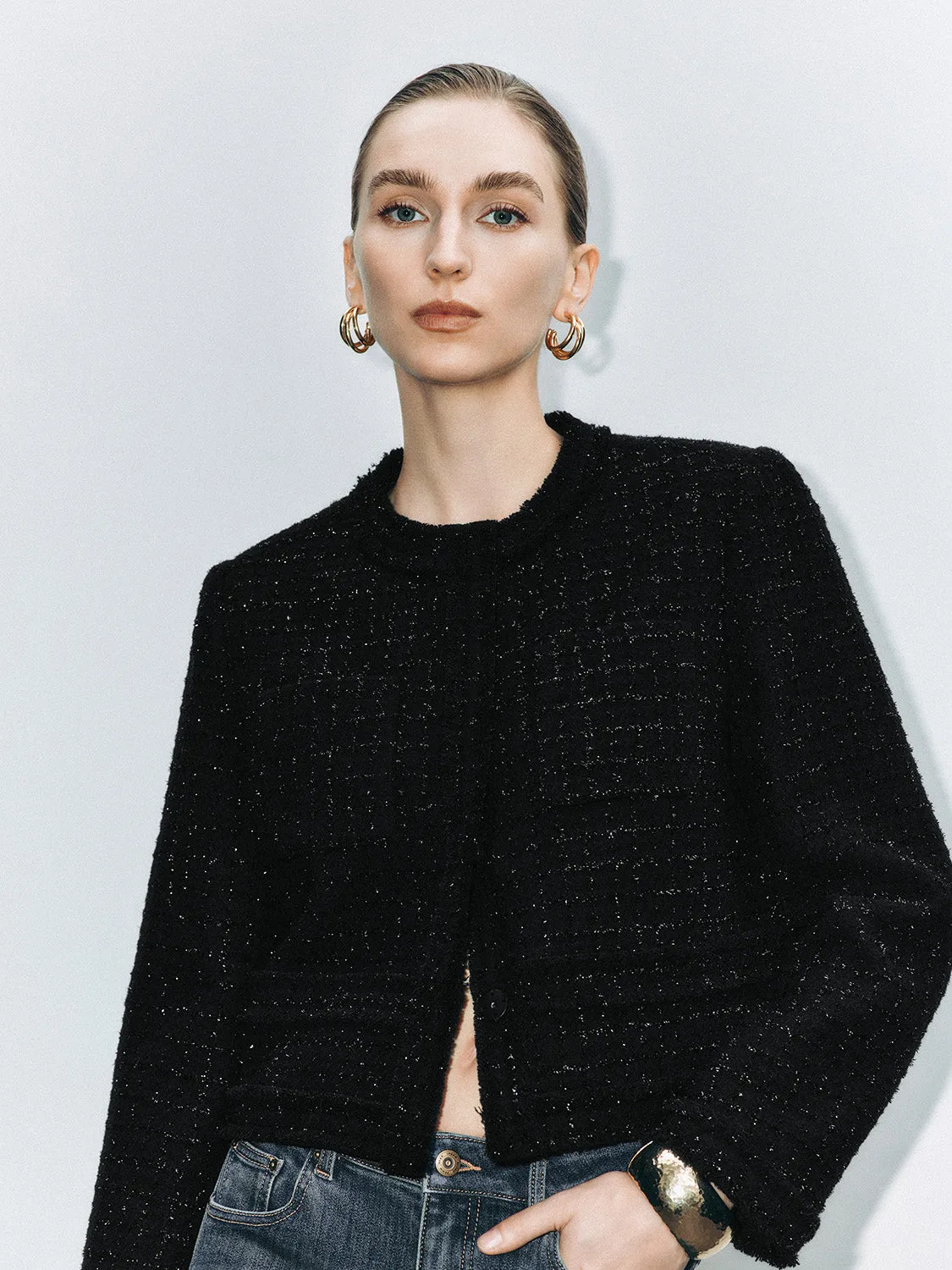 Regular Tweed Jackets sold by Urban Revivo product image thumbnail 5