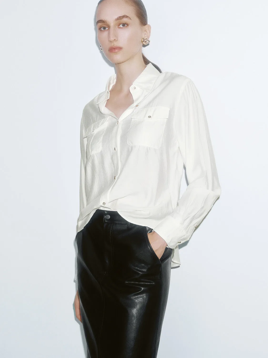 Long Sleeve Shirts sold by Urban Revivo product image thumbnail 2