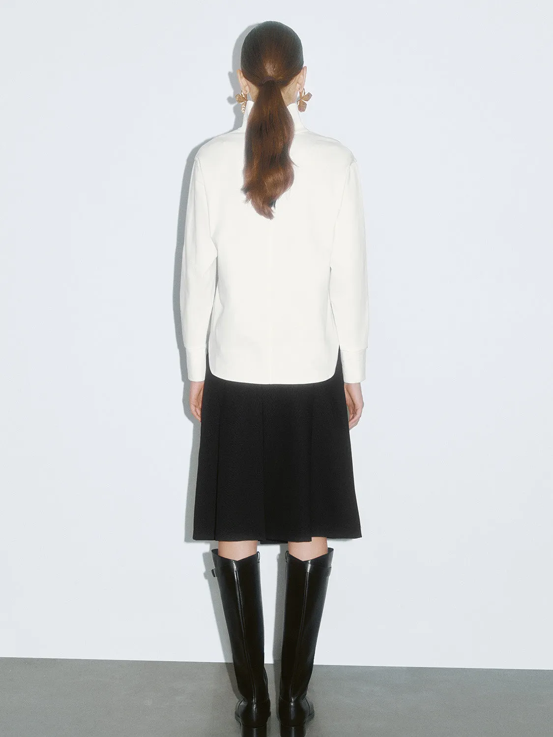 Split Hem A-Line Skirts sold by Urban Revivo product image thumbnail 4