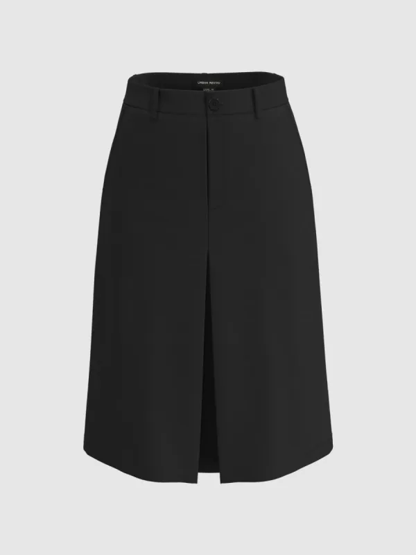 Split Hem A-Line Skirts made by Urban Revivo