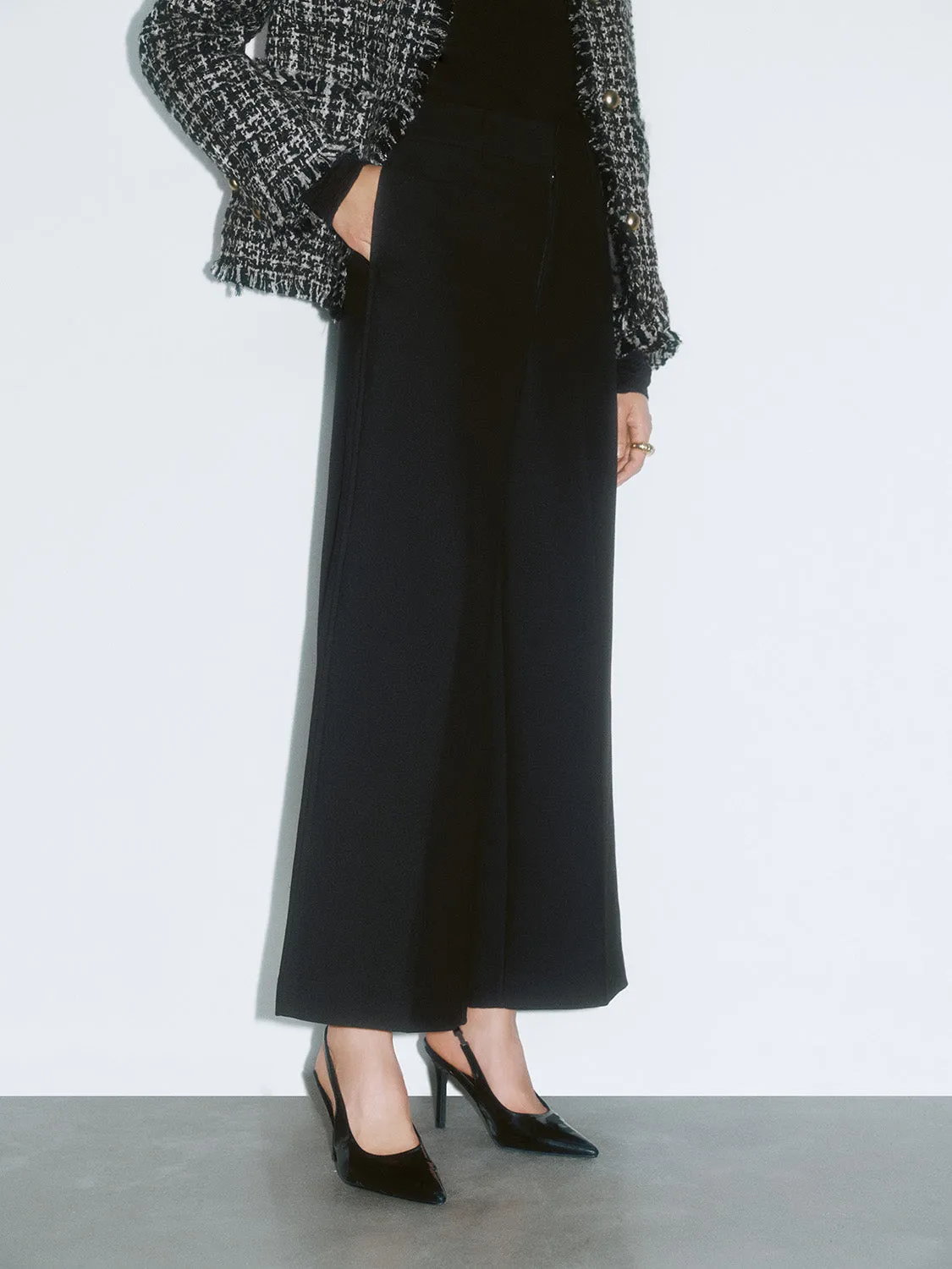 Regular Wide-Leg Pants sold by Urban Revivo product image thumbnail 3