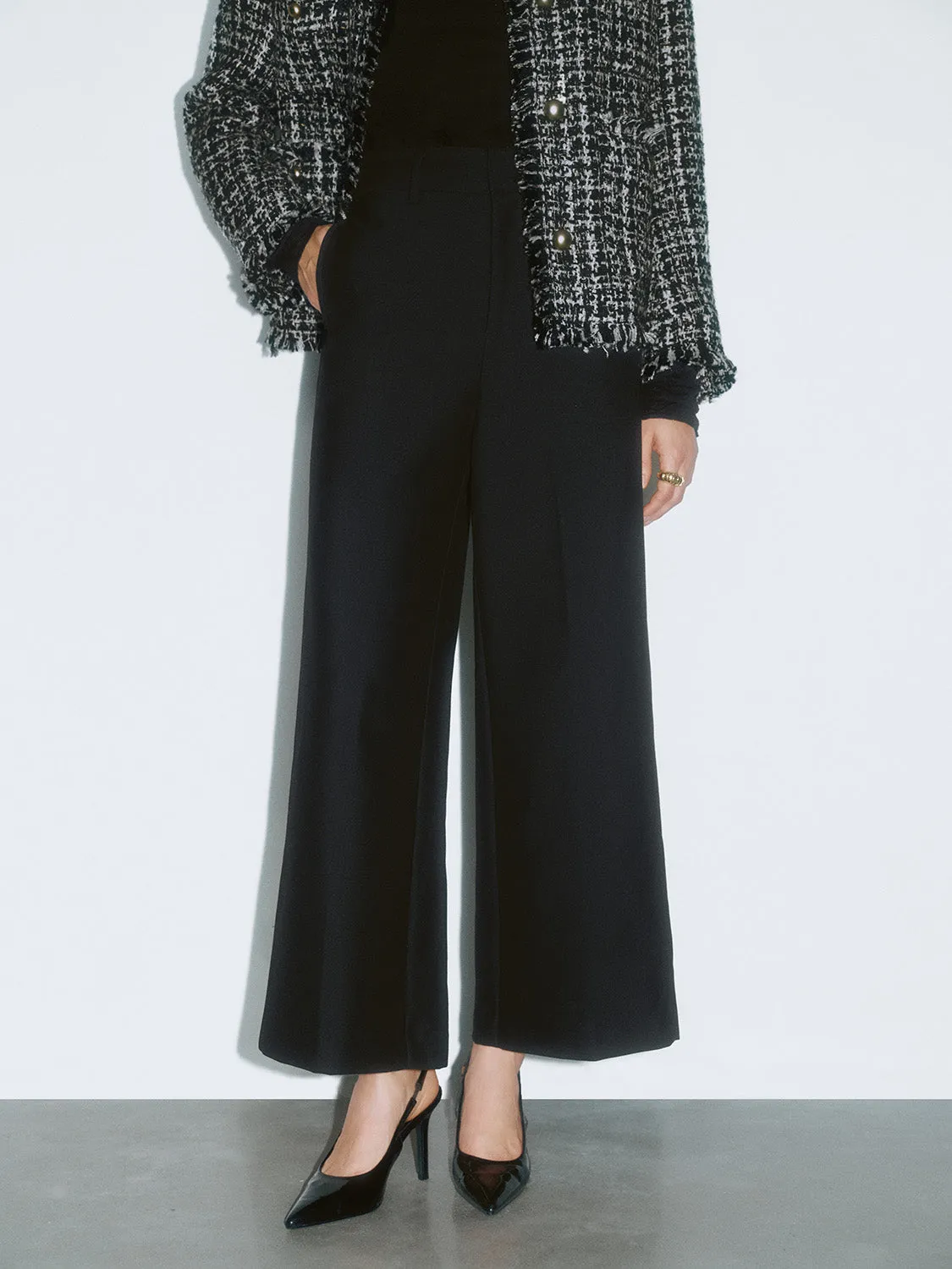 Regular Wide-Leg Pants sold by Urban Revivo product image thumbnail 2