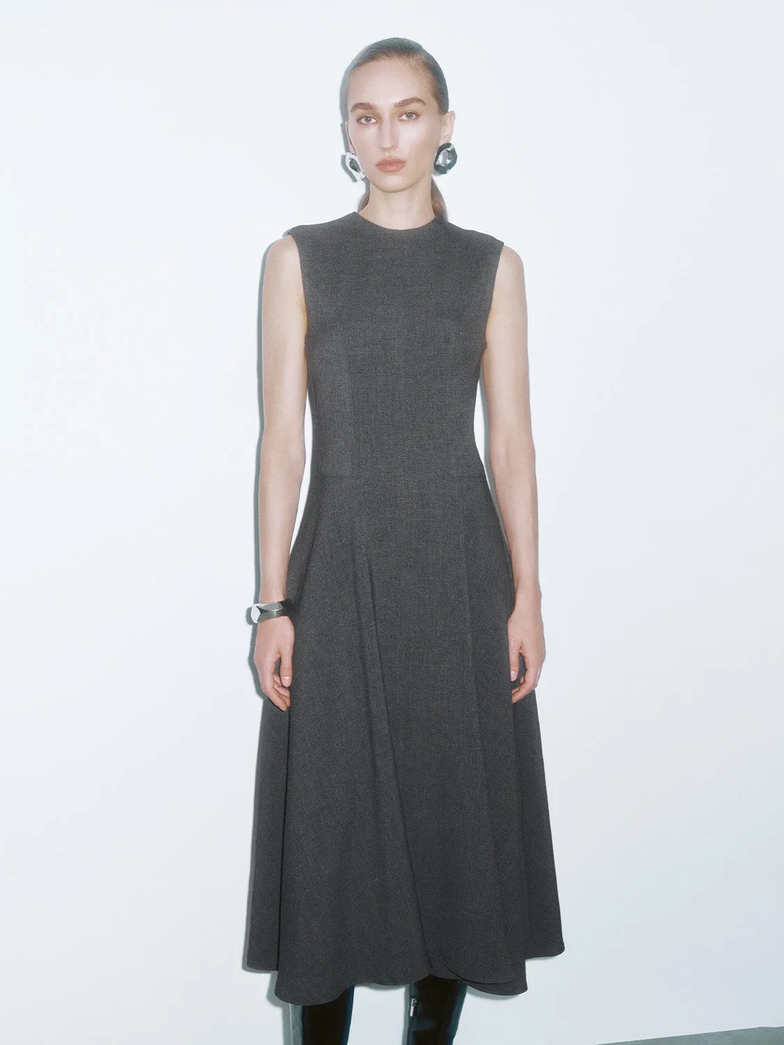 Sleeveless A-Line Dresses sold by Urban Revivo product image thumbnail 4