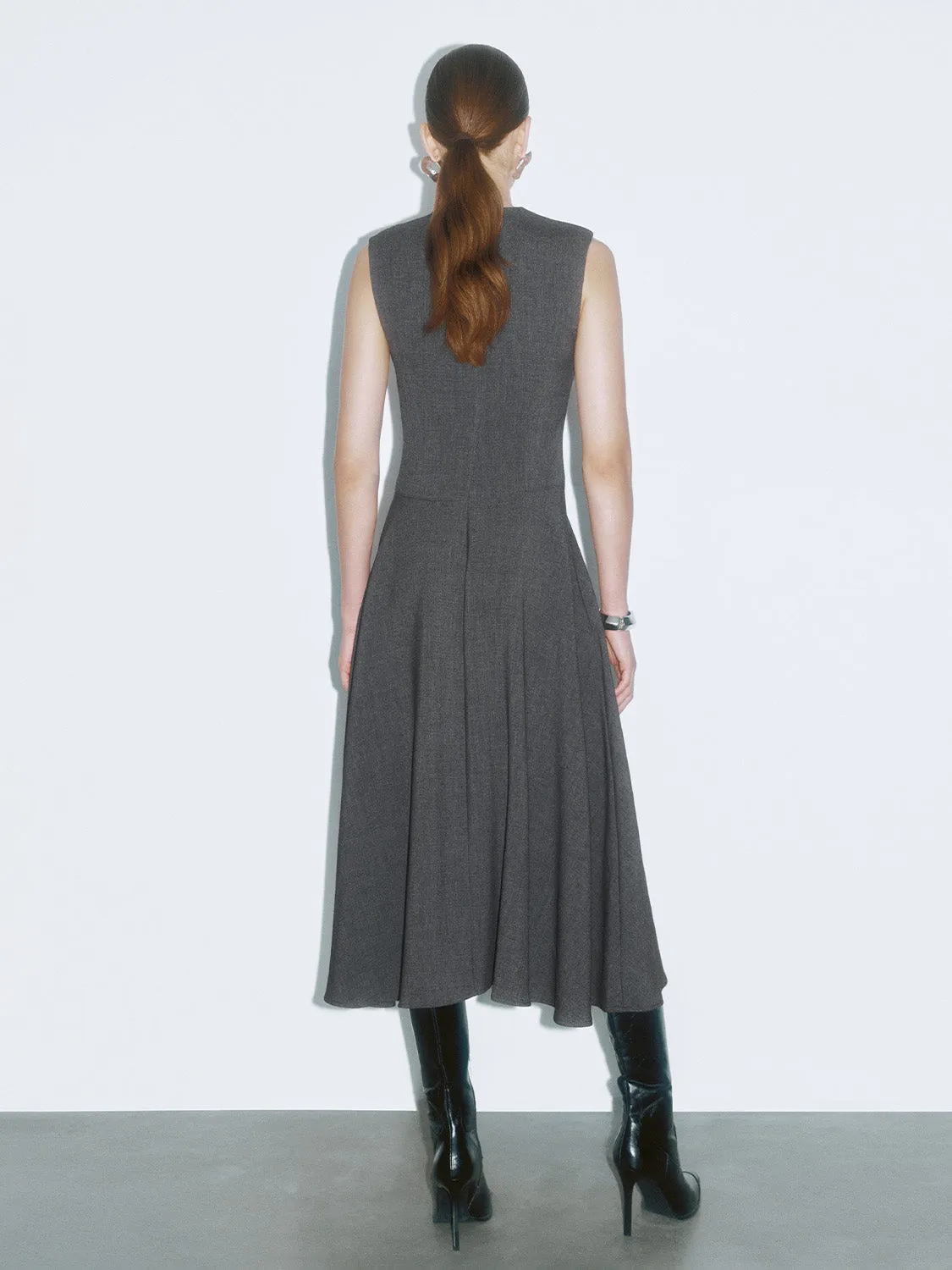 Sleeveless A-Line Dresses sold by Urban Revivo product image thumbnail 3