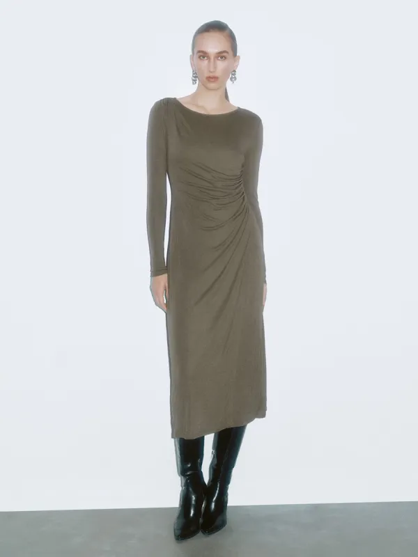 Ruched Skinny-Fit Dresses sold by Urban Revivo