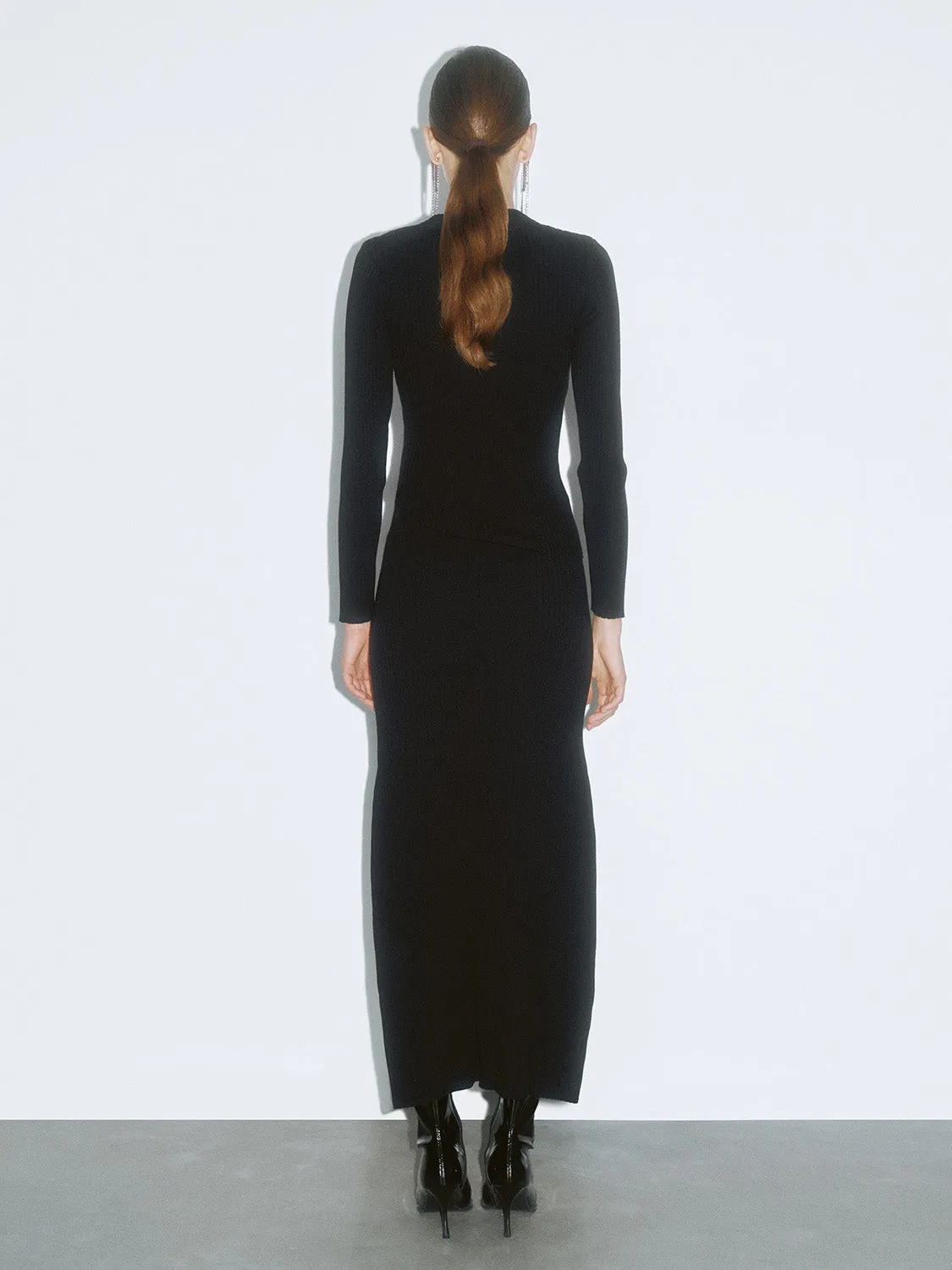 Split Hem Knitted Skirts sold by Urban Revivo product image thumbnail 4