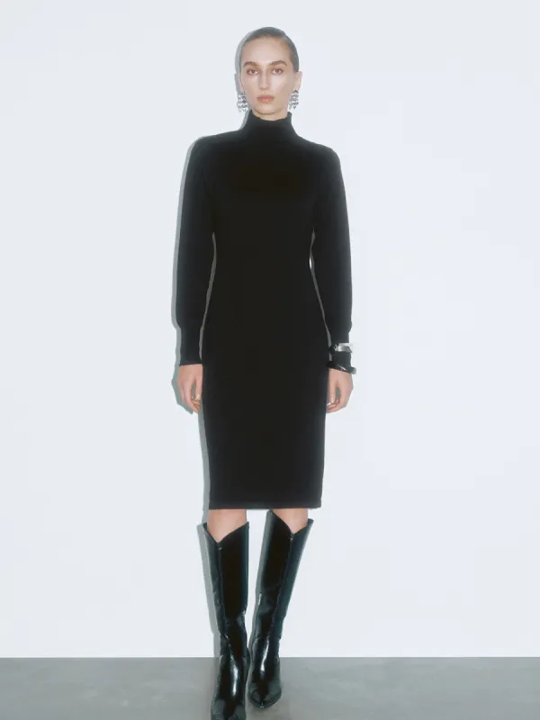 Turtle Neck Knitted Dresses made by Urban Revivo