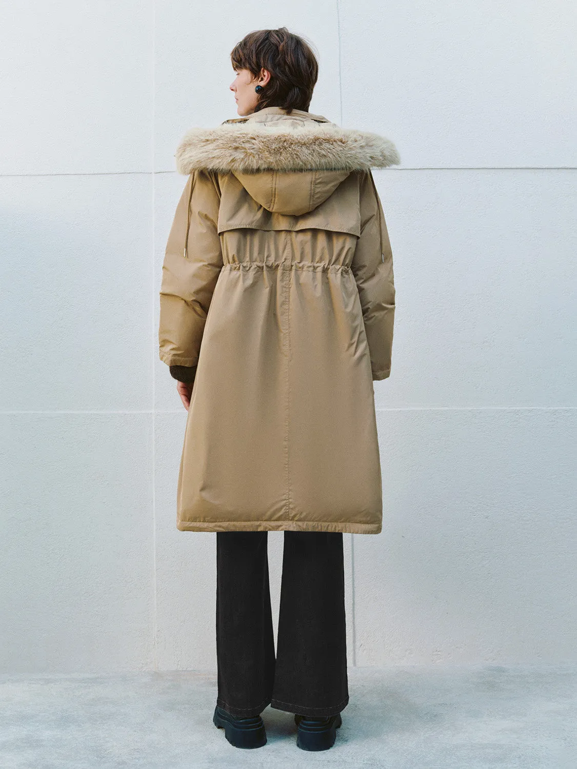 Drawstring Parka Jackets sold by Urban Revivo product image thumbnail 3