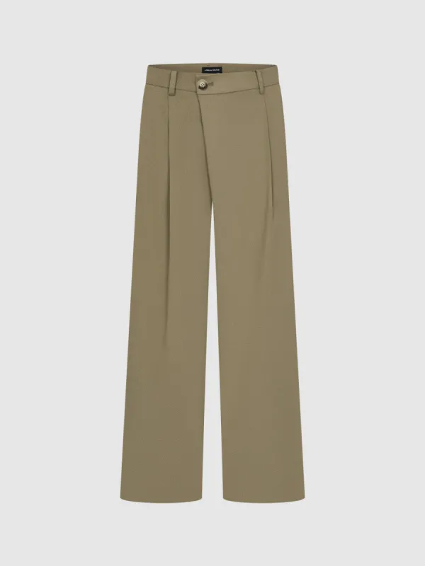 Leisure Wide-Leg Pants sold by Urban Revivo
