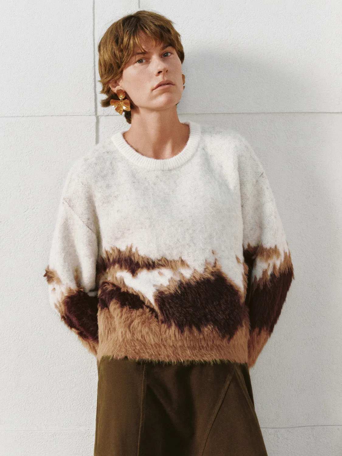 Loose Pullover Knitted T-Shirts sold by Urban Revivo