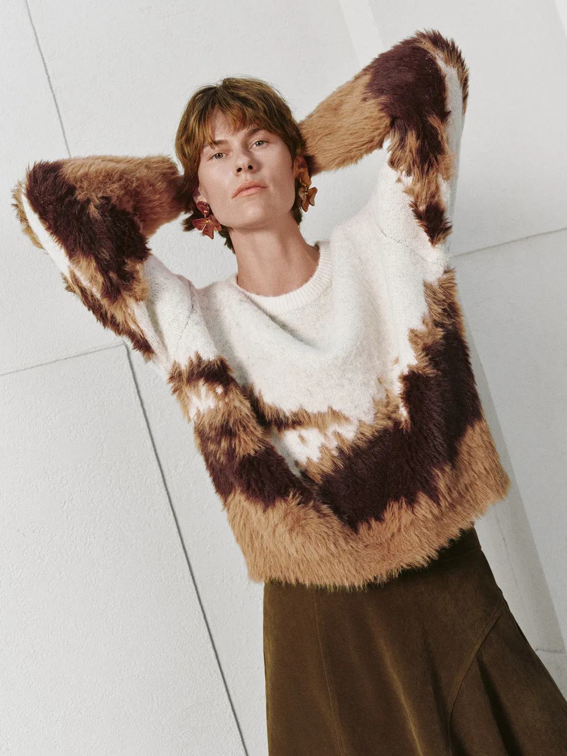 Loose Pullover Knitted T-Shirts sold by Urban Revivo product image thumbnail 2