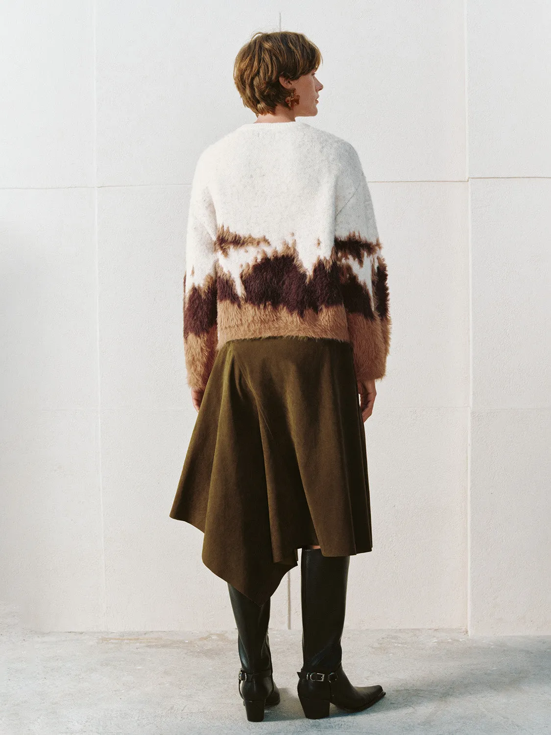 Loose Pullover Knitted T-Shirts sold by Urban Revivo product image thumbnail 3