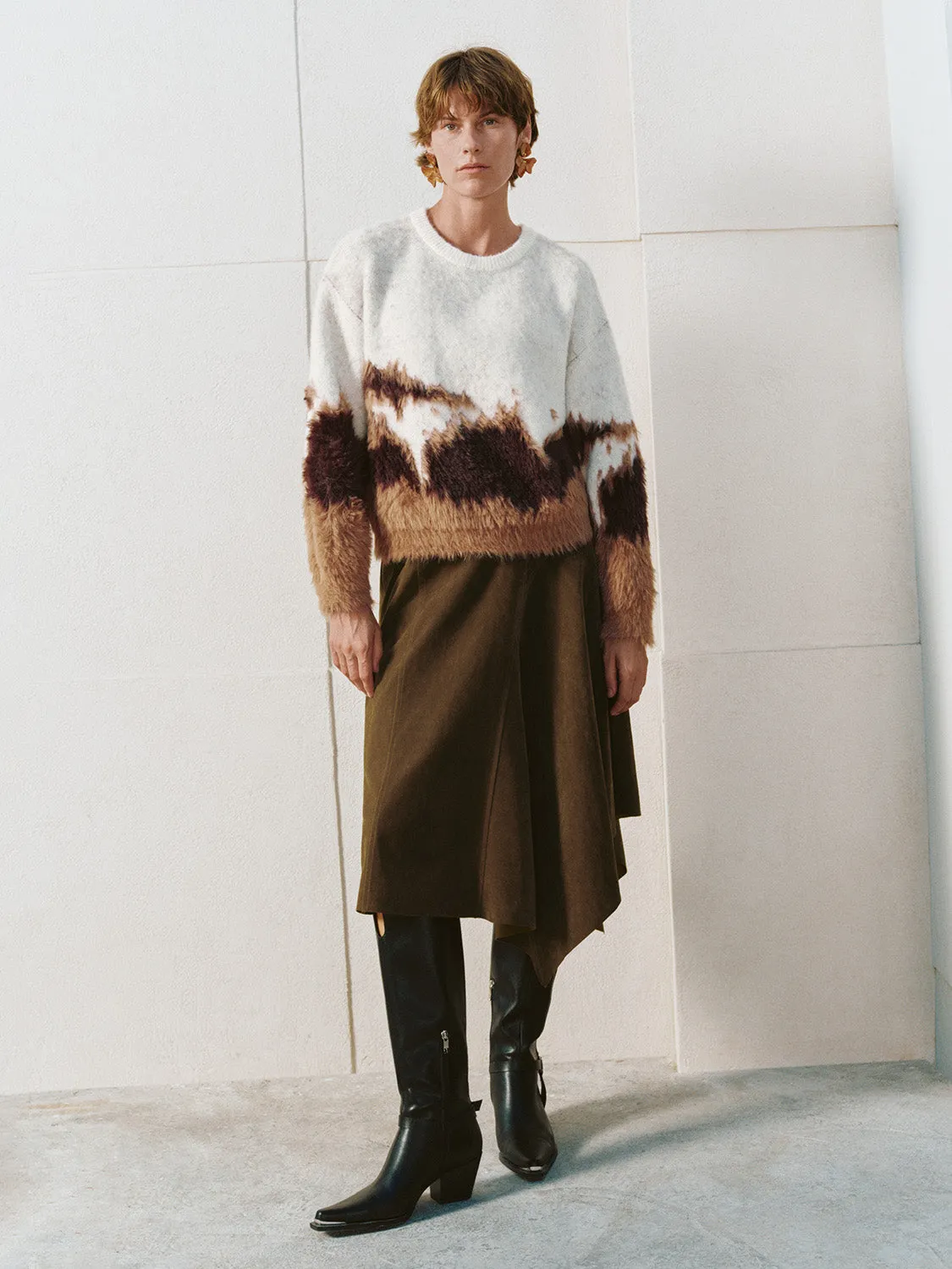 Loose Pullover Knitted T-Shirts sold by Urban Revivo product image thumbnail 4