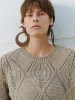 Cable Stitch Pullover Knitted T-Shirts sold by Urban Revivo