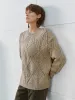Cable Stitch Pullover Knitted T-Shirts sold by Urban Revivo