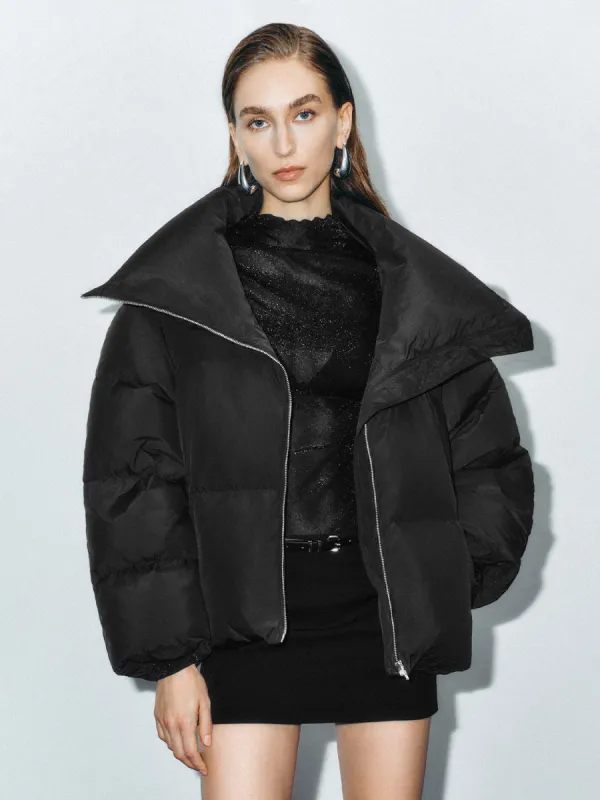 Wide Lapel Down Outerwear Jackets sold by Urban Revivo