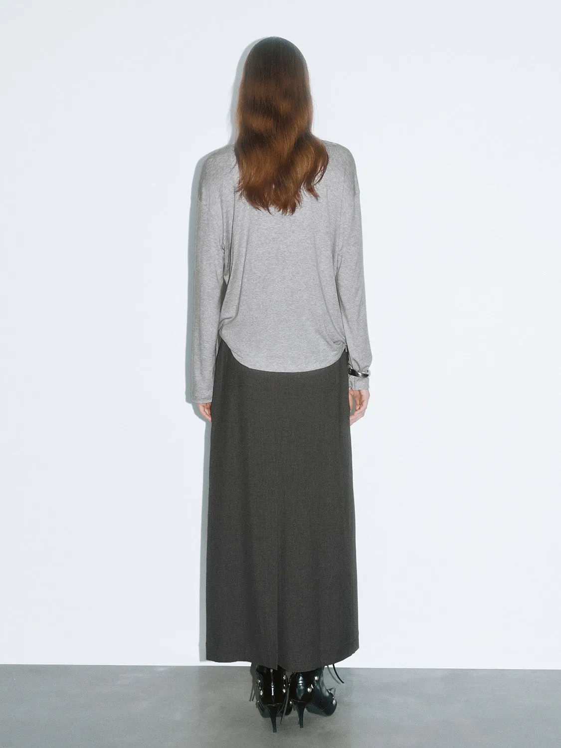 Button Half Placket Loose T-Shirts sold by Urban Revivo product image thumbnail 3