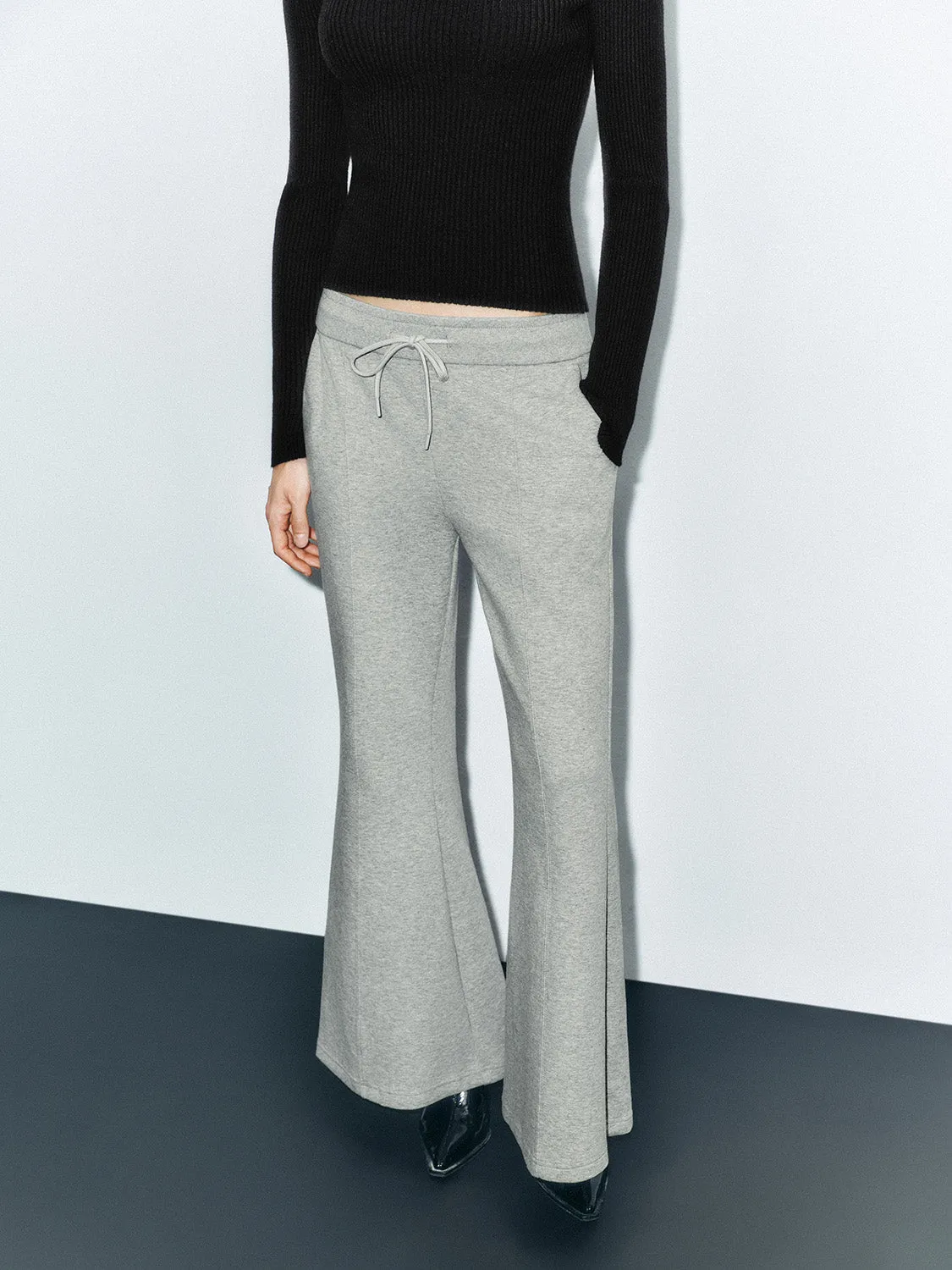 Drawstring Flare Pants sold by Urban Revivo product image thumbnail 3