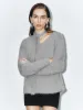 V-Neck Scarf Knitted T-Shirts sold by Urban Revivo