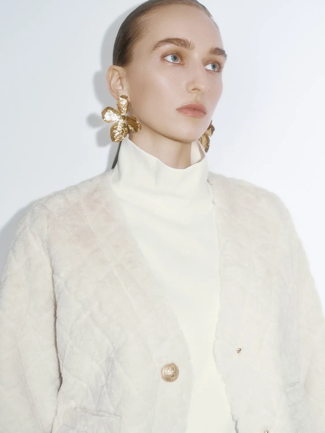 Loose Button Up Jackets sold by Urban Revivo product image thumbnail 5
