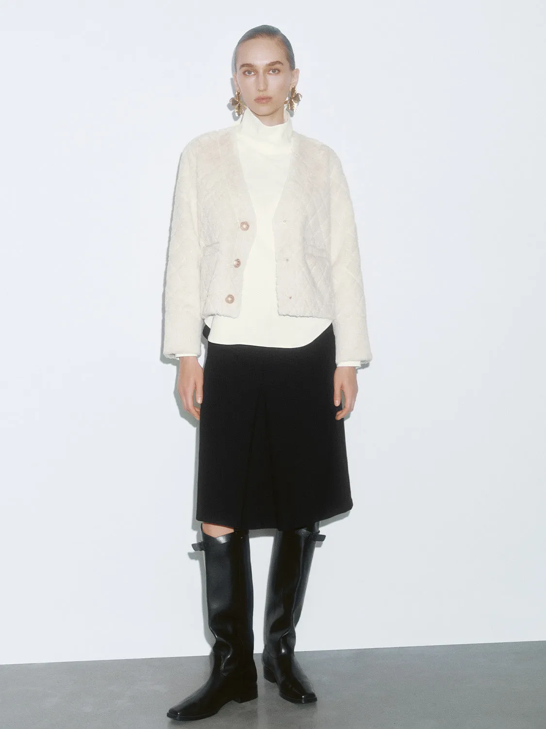 Loose Button Up Jackets sold by Urban Revivo product image thumbnail 4