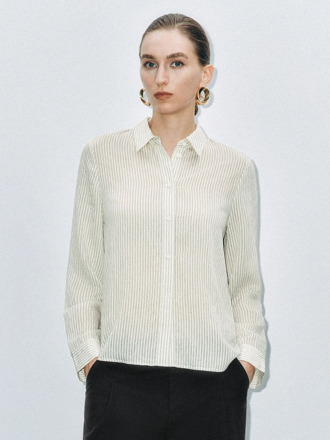 Striped Button Up Shirts sold by Urban Revivo