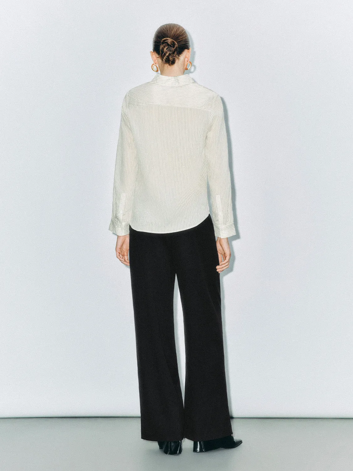 Striped Button Up Shirts sold by Urban Revivo product image thumbnail 3