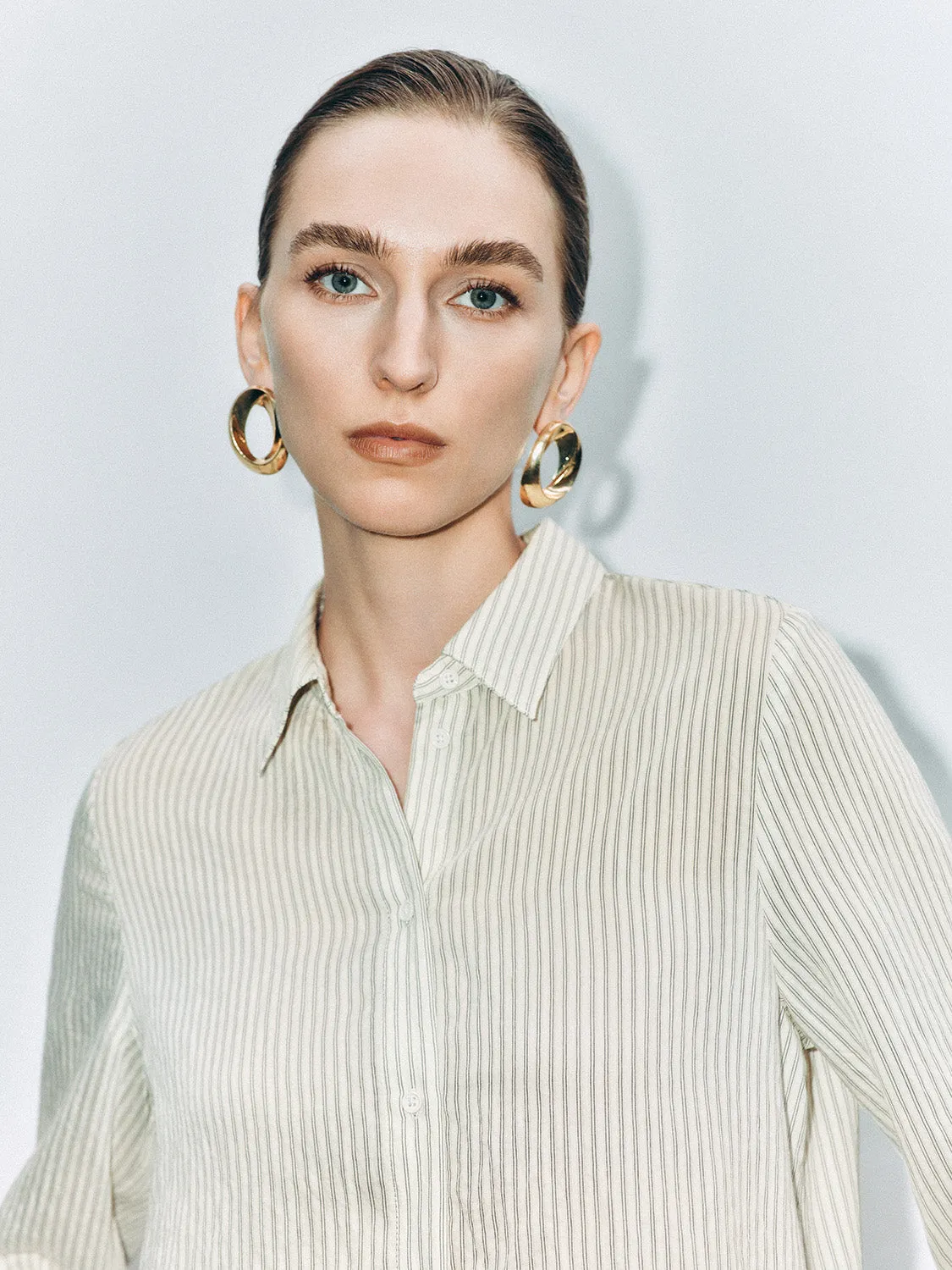 Striped Button Up Shirts sold by Urban Revivo product image thumbnail 5