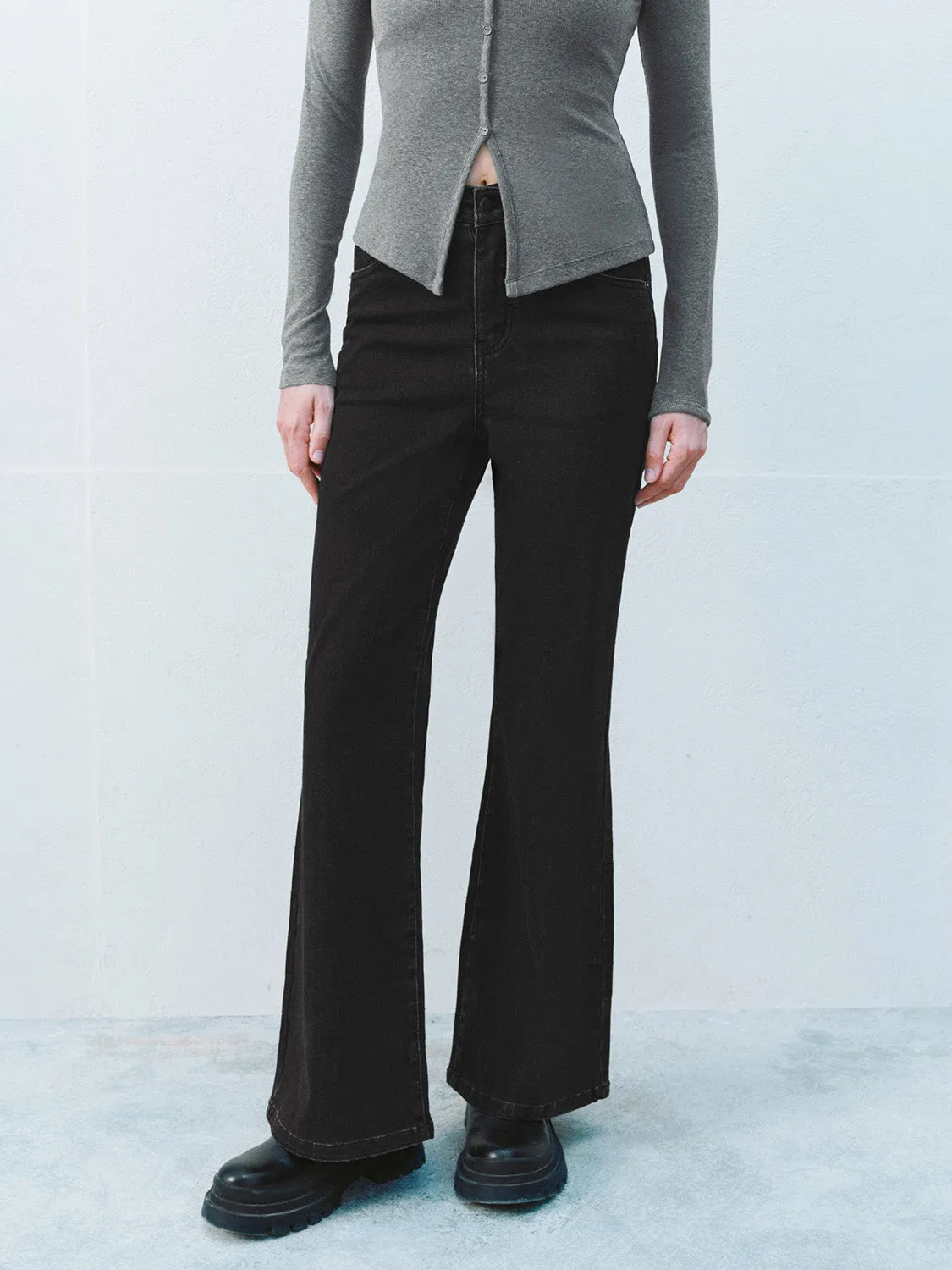 Skinny Flared Jeans sold by Urban Revivo product image thumbnail 2