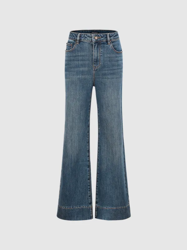Skinny Flared Jeans sold by Urban Revivo