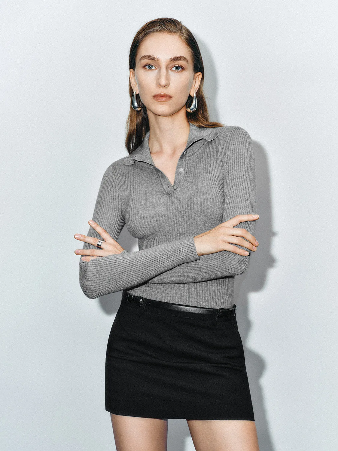 Turtled Neck Knitted T-Shirts sold by Urban Revivo