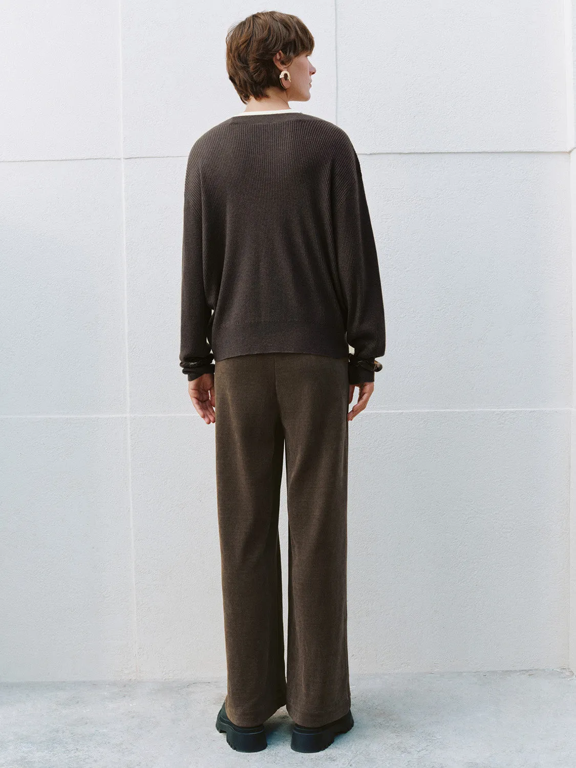 2 In 1 V-Neck Knitted T-Shirts sold by Urban Revivo product image thumbnail 3