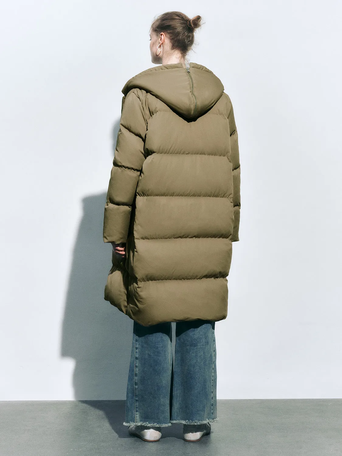 Wide Lapel Padded Maxi Coats sold by Urban Revivo product image thumbnail 3