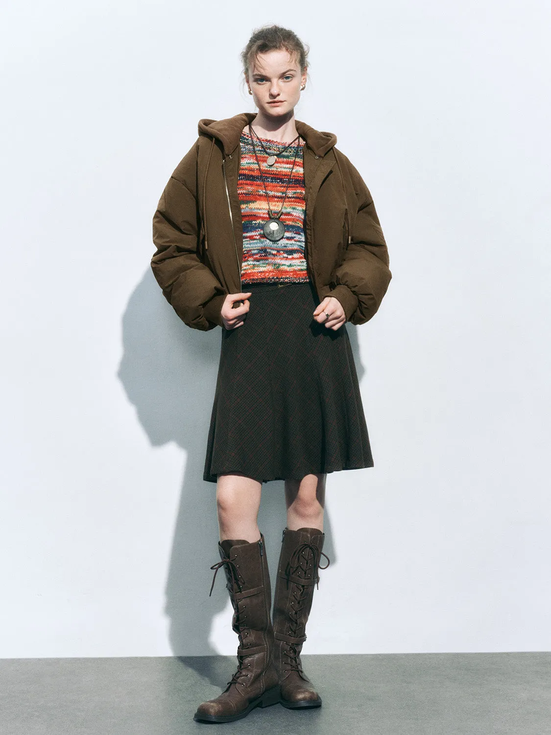 Hoodie Padded Puffer Coats sold by Urban Revivo product image thumbnail 4