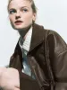 Bow Decor Leather Jackets sold by Urban Revivo