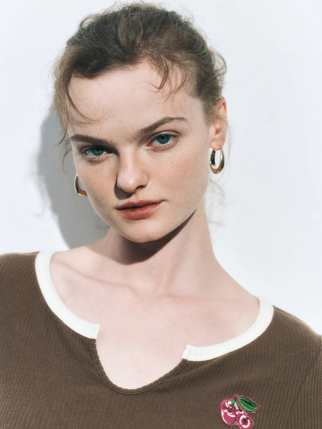 Cropped Skinny T-Shirts sold by Urban Revivo product image thumbnail 5