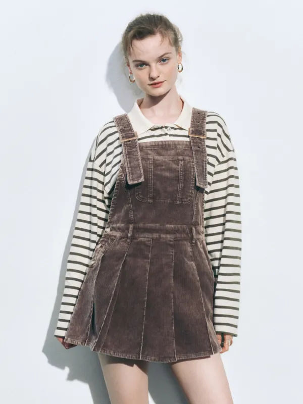 Corduroy Mini Pinafore Dresses sold by Urban Revivo