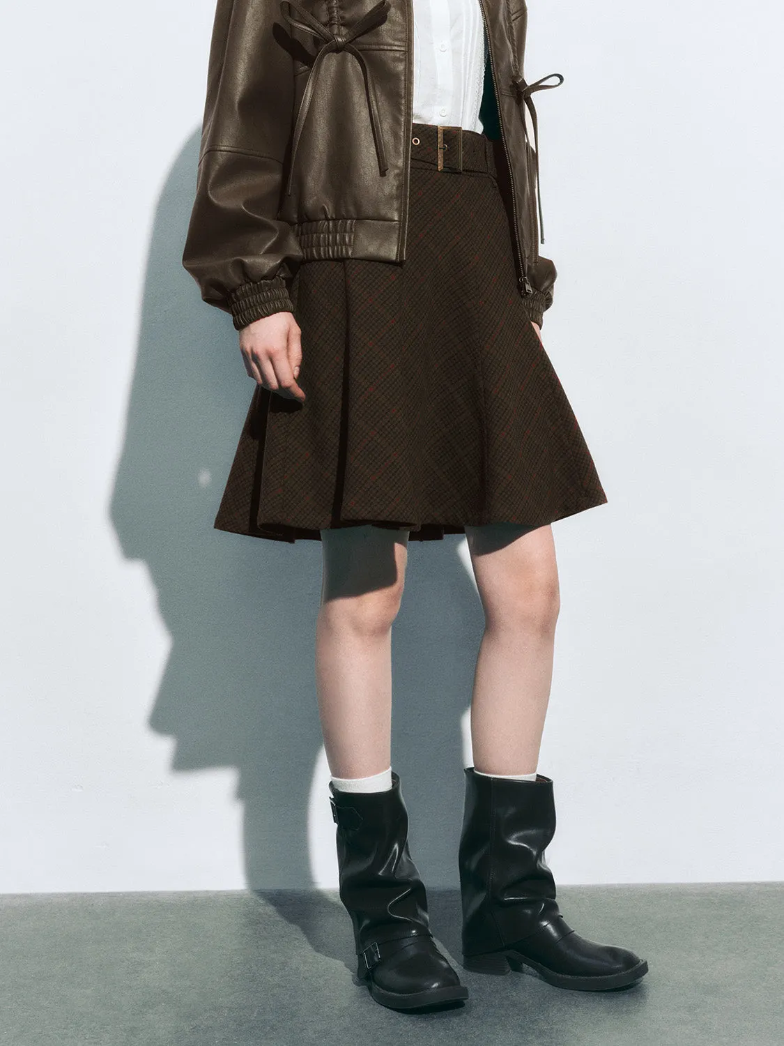 Flared A-Line Skirts sold by Urban Revivo product image thumbnail 3