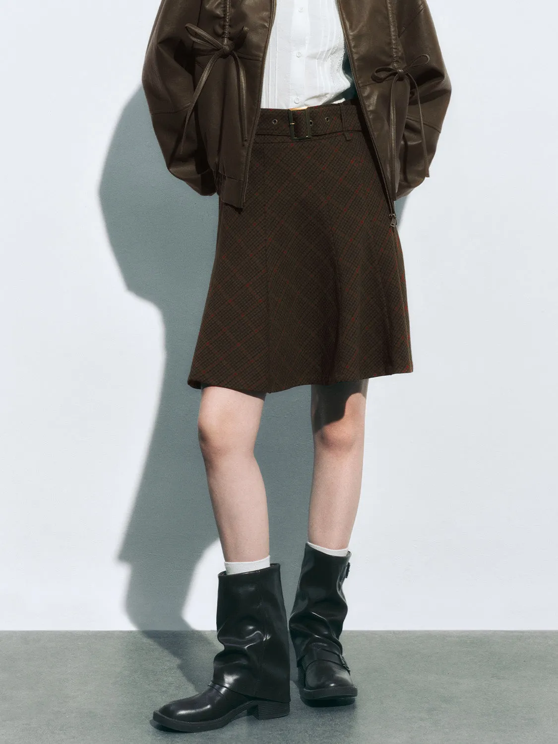 Flared A-Line Skirts sold by Urban Revivo product image thumbnail 2