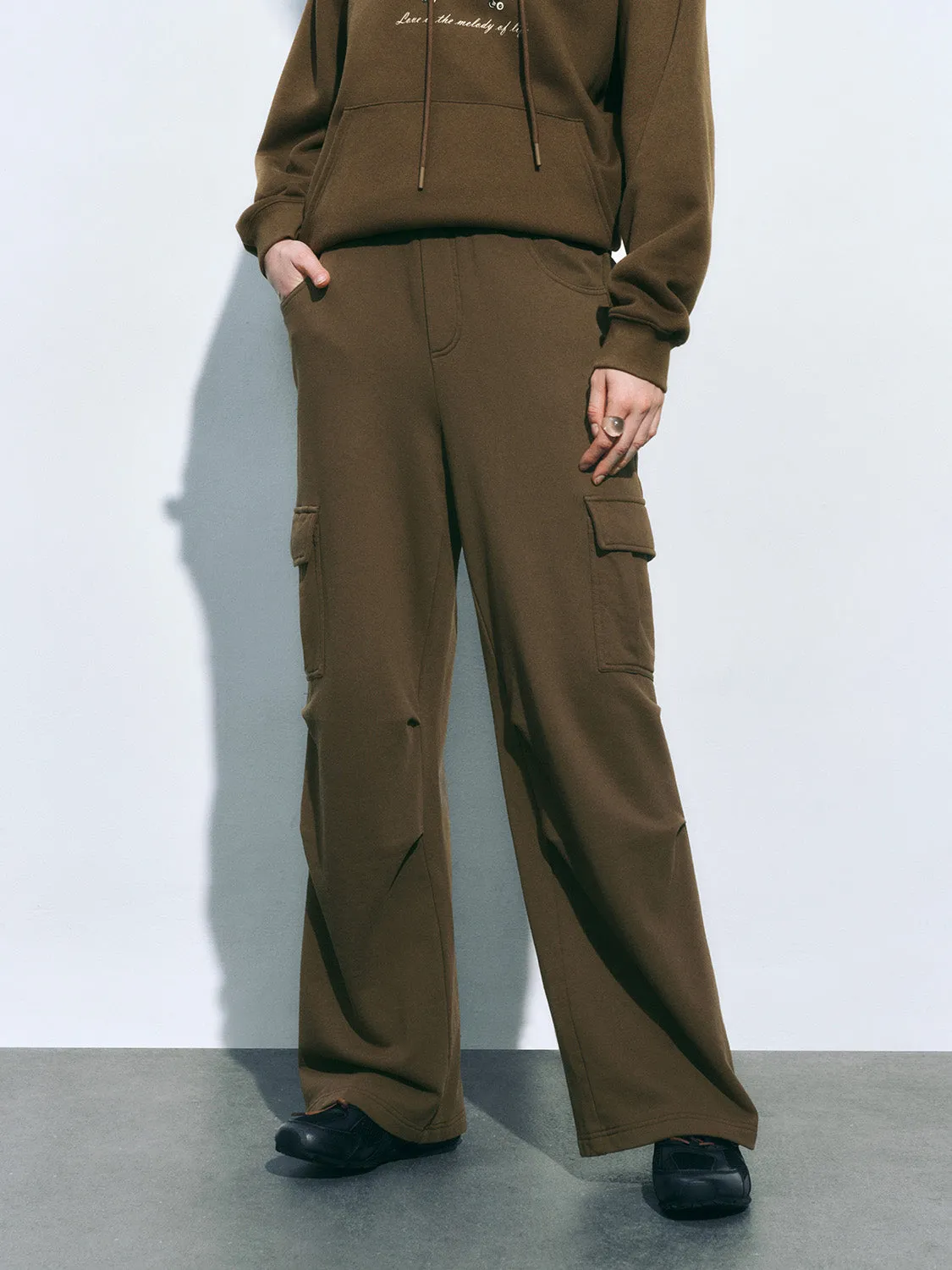 Side Pocket Wide-Leg Pants sold by Urban Revivo product image thumbnail 2